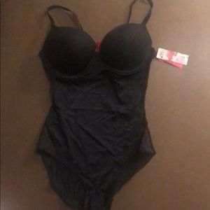 NWT Spanx Haute Contour Deco Panty Body 36D